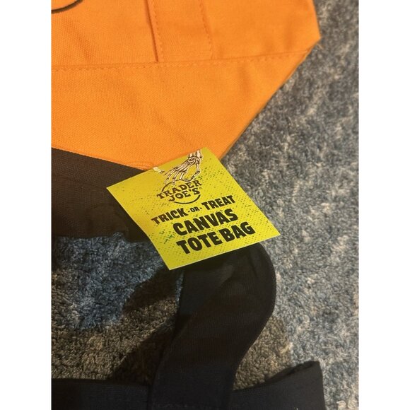 Lot Of 4 Trader Joes Halloween Trick Or Treat Mini Tote Bags. 24 Hour Ship Out! - Picture 2 of 3